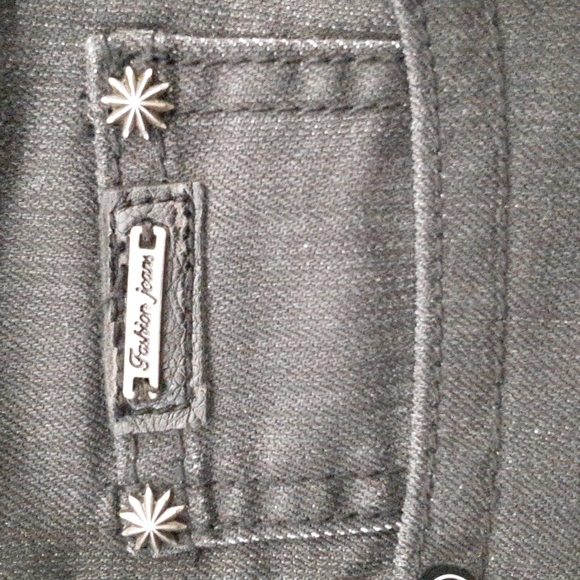 G STUDIO Black Denim Jeans SZ 12 - Picture 4 of 12